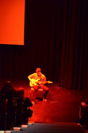 Champlain Student, Adel playing Metallica on Guitar