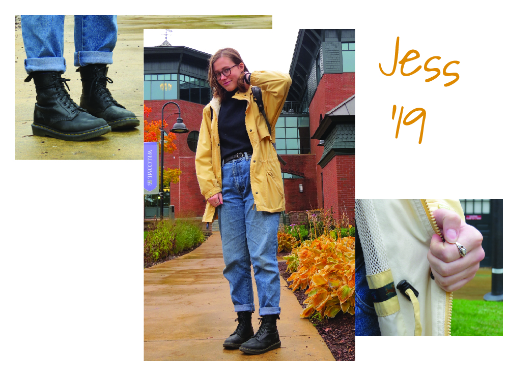 Jess Schultz • Communication '19 - "This is my adventure jacket"