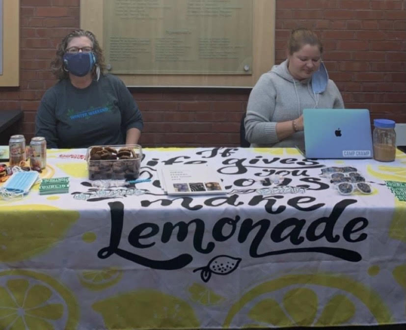 The Lemonade Stand outside the IDX Dining Hall.