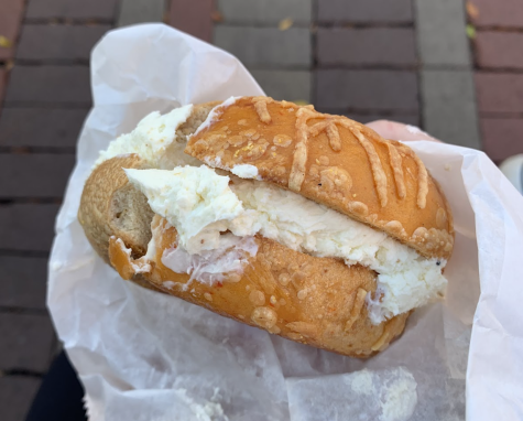 Bagel from Burlington Bagel Bakery