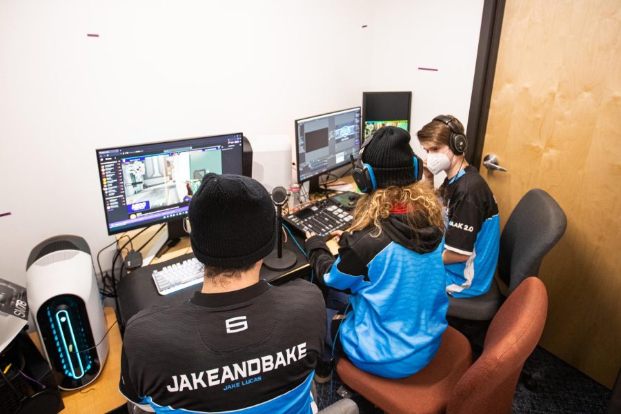 Member of Champlain Colleges Esports team. Photo credit: Champlain College Flickr.